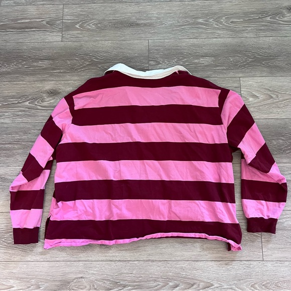 Good American Pink Oversized Rugby Shirt - Picture 7 of 12